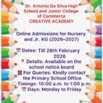 Admission Open for JrKg and Nursery